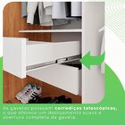 Guarda Roupa Casal 3 Portas Com Espelho 4 Gavetas Costa Rica