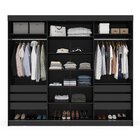Guarda-roupa Casal 3 Portas Com Espelho 6 Gavetas Grajaú Yesc