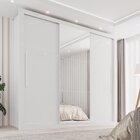 Guarda-roupa Casal 3 Portas Com Espelho Central E 4 Gavetas C
