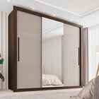 Guarda-roupa Casal 3 Portas Com Espelho Central E 4 Gavetas C