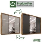 Guarda-roupa Casal 3 Portas Com Espelho Central E 4 Gavetas C