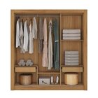 Guarda Roupa Casal 3 Portas Com Espelho E 2 Gavetas Quito Esp