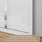 Guarda-roupa Casal 3 Portas Com Espelho E 4 Gavetas 185,5cm V