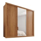 Guarda Roupa Casal 3 Portas Com Espelho E 4 Gavetas Costa Rica