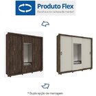 Guarda Roupa Casal 3 Portas Com Espelho Malibu Tcil