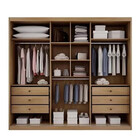 Guarda Roupa Casal 3 Portas Com Espelho Paradizzo Plus Novo H