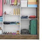 Guarda-roupa Casal 3 Portas Com Espelho Porto Plus Espresso M