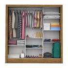 Guarda-roupa Casal 3 Portas Com Espelho Porto Plus Espresso M