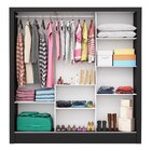 Guarda Roupa Casal 3 Portas Com Espelho Porto Plus Espresso M