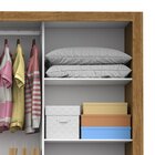 Guarda-roupa Casal 3 Portas Com Espelho Porto Plus Espresso M