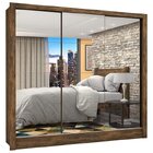 Guarda-roupa Casal 3 Portas Com Espelho Porto Premium Espress