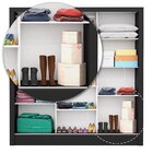 Guarda Roupa Casal 3 Portas Com Espelho Porto Premium Espress