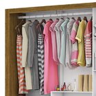 Guarda-roupa Casal 3 Portas Com Espelho Santiago Plus Espress