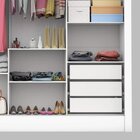 Guarda-roupa Casal 3 Portas Com Espelho Santiago Premium Espr