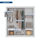 Guarda Roupa Casal 3 Portas Com Espelhos E 2 Gavetas Quito Br