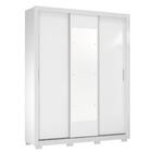 Guarda Roupa Casal 3 Portas Com Pés Vero Branco 32270pe