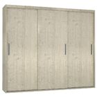 Guarda-roupa Casal 3 Portas De Correr 100% Mdf 1986 Marfim Ar