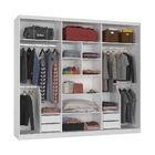 Guarda-roupa Casal 3 Portas De Correr 100% Mdf 5393 Branco/im