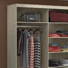 Guarda-roupa Casal 3 Portas De Correr 100% Mdf 7318 Marfim Ar