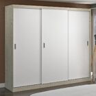 Guarda-roupa Casal 3 Portas De Correr 100% Mdf 7318 Marfim Ar