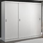 Guarda-roupa Casal 3 Portas De Correr 100% Mdf 7320 Branco -
