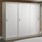 Guarda-roupa Casal 3 Portas De Correr 100% Mdf 7320 Marfim Ar