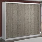 Guarda-roupa Casal 3 Portas De Correr 100% Mdf 774 Branco/dem