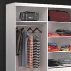 Guarda-roupa Casal 3 Portas De Correr 100% Mdf 774 Branco/dem