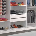 Guarda-roupa Casal 3 Portas De Correr 100% Mdf 774 Branco/dem