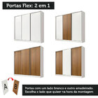 Guarda Roupa Casal 3 Portas de Correr 100% MDF Madesa Royale