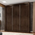 Guarda Roupa Casal 3 Portas De Correr 1200 Imbuia - Araplac