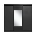 Guarda Roupa Casal 3 Portas De Correr 1 Porta Com Espelho Sam