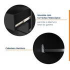 Guarda Roupa Casal 3 Portas De Correr 1 Porta Com Espelho Sam