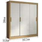 Guarda Roupa Casal 3 Portas De Correr 2032050 Armoveis