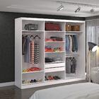 Guarda Roupa Casal 3 Portas De Correr 264cm Winter F04branco