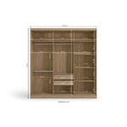 Guarda-roupa Casal 3 Portas De Correr 2 Gavetas Freijó