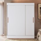 Guarda Roupa Casal 3 Portas De Correr 2 Gavetas Marselha Móve