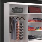 Guarda-roupa Casal 3 Portas De Correr 2 Gavetas Mdfmm7318 Esp