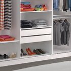 Guarda-roupa Casal 3 Portas De Correr 2 Gavetas Mdfmm7318 Esp