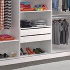 Guarda-roupa Casal 3 Portas De Correr 2 Gavetas Mdfmm7320 Esp