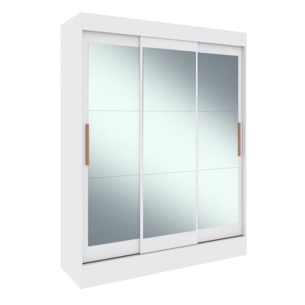 Guarda-roupa Casal 3 Portas De Correr 2 Gavetas Porto Com 9 E