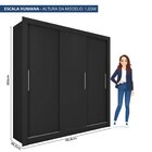 Guarda Roupa Casal 3 Portas De Correr 4 Gavetas Quito Espress