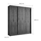 Guarda Roupa Casal 3 Portas De Correr 4 Gavetas Urucum  Amênd