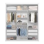 Guarda Roupa Casal 3 Portas De Correr 4 Gavetas Urucum  Branco