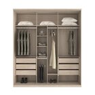 Guarda-roupa Casal 3 Portas De Correr 6 Gavetas 210cm Premium