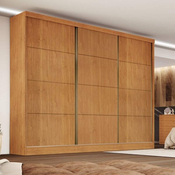 Guarda Roupa Casal 3 Portas De Correr 6 Gavetas Europa Espres