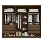 Guarda Roupa Casal 3 Portas De Correr 6 Gavetas Europa Espres