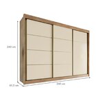 Guarda Roupa Casal 3 Portas De Correr 6 Gavetas Veneza  Amênd