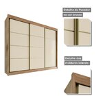Guarda Roupa Casal 3 Portas De Correr 6 Gavetas Veneza  Amênd