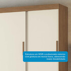 Guarda-Roupa Casal 3 Portas de Correr 9 Gavetas 194,40cm Morr